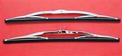 Pair Stainless Wiper Blades - 230SL 250SL 280SL