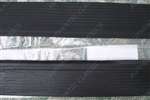 Black Door Sill Mat Set for Mercedes 280SL, 280SLC, 380SL, 380SLC, 450SL, 450SLC, 500SL, 500SLC, 560SL - 107Ch.