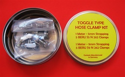 Toggle Type Hose Clamp Kit-5mm&9mm Sizes BERU S5/9N262