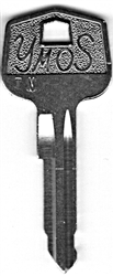 Mercedes YMOS "TN" type Key Blank - Genuine NOS part.