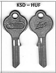 Mercedes HUF "KSD" type Key Blank - Genuine NOS part.