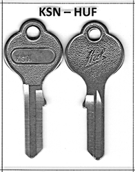 Mercedes HUF "KSN" type Key Blank - Genuine NOS part.