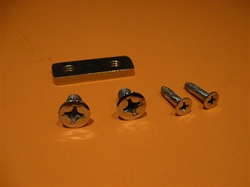 Early 230SL Door Pillar Trim Cap Hardware Kit