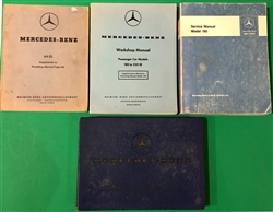 Four Volume Service / Workshop Manual / Parts Book set for Mercedes 190SL