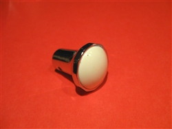 Mercedes Radio Knob - 190SL Type - Chrome with Ivory color Insert