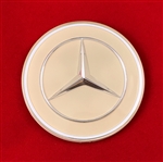 Ivory Color Mercedes Emblem / Star for Steering Wheel Hub Pad - 250SL 280SL & 108,109,110,111,114,115 Ch. Ivory Color Mercedes Emblem / Star for Steering Wheel Hub Pad - 250SL 280SL & 108,109,110,111,114,115 Ch.