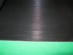 Black Ribbed Mat - German made - for Floor Mats and other uses