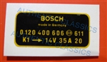 DECAL - " BOSCH 14V 35A " - FOR 230SL 250SL 280SL ALTERNATOR