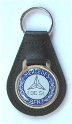 Leather Key Fob for Mercedes 190SL