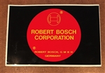 BOSCH BATTERY DECAL - FOR 190SL & OTHER MODELS - Rectangular Type