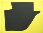 190SL Left Side Kick Panel (Footwell Panel) - Black 190SL Left Side Kick Panel (Footwell Panel) - Black
