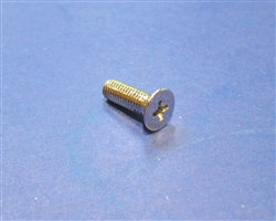 CHROME PLATED FLAT HEAD MACHINE SCREW - DIN 7987 -  M5 x 16 
, A Pillar Chrome covers on 190SL.