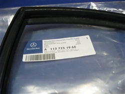 Window Seal for Folding Top & Hardtop Frame / Pillar - Left Side - fits Mercedes 230SL 250SL 280SL.