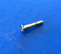 Chrome Plated Flat Head Wood Screw -  DIN 7997 - 3x15