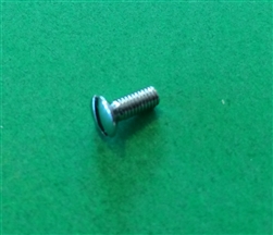 Chrome Plated Oval Slotted Head Screw   M3x8
