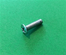 Chrome Plated Oval Head Screw -  DIN 966 - M4x15