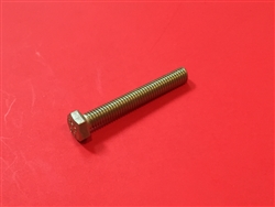 Hex Head Cap Screw M5x35  DIN 933 - Yellow Zinc Plated