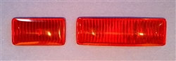 300SL Gullwing Replacement Taillight Lens set - Red/Red