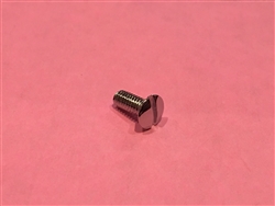 CHROME PLATED OVAL HEAD SLOTTED MACHINE SCREW - DIN 964 - M4 x 10