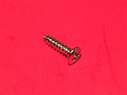 Mercedes Chrome Plated Oval Head Screw - 2.9 x 13