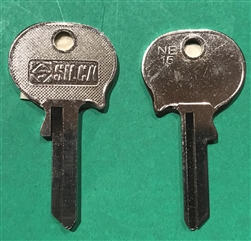 Neiman Style Ignition Key Blank - Type "M"