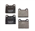 Rear Brake Pad set fits 250SL, 280SL + others