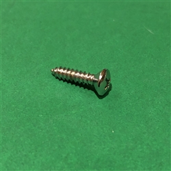 Chrome Plated Oval head Screw - DIN 7983 - 4.8 x 22