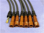 Original Type Ignition / Spark Plug Wire set for 219 105Ch, 220S 180Ch.