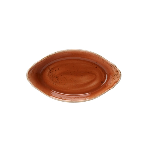 Craft Terracotta 8" oval eared dish