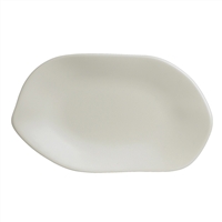 PLATTER OVAL 9.875 IN X 5.875 IN MARISOL SANDSHELL 3MLDD021380