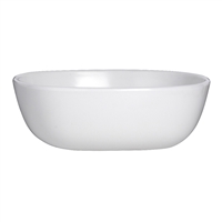 FRUIT BOWL 4.75 X 1.5 (10 OZ) WHITE RETRO 3RO-DD211-020