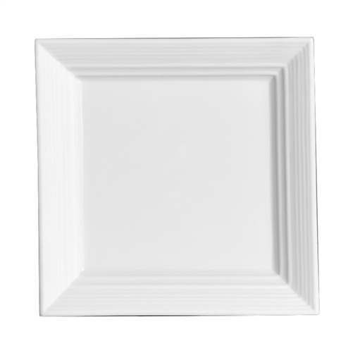 PLATE SQUARE 5.125 IN AURA WHITE 3AA-DD086-020