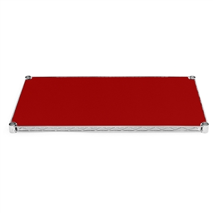 12"d Plastic Wire Shelf Liners - Red