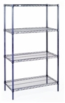 14"d x 86"h 4-Shelf Rust-Proof Nexelon Wire Shelving