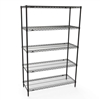 18"d x 18"w Metro 5-Shelf Wire Shelving - Black