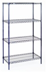 18"d x 86"h 4-Shelf Rust-Proof Nexelon Wire Shelving