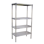 18"d H.D. Aluminum Shelving Units