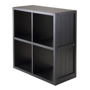 Shelf 2x2 Cube w/ Wainscoting Panel