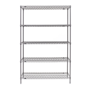 21"d x 74"h - Super Erecta 5-Shelf Units