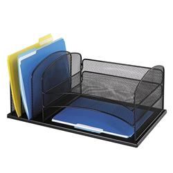 Mesh Organizer w/ 3 Horizontal 3 Upright Sections