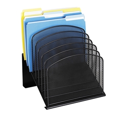 Onyx Mesh 8 Section Tiered File Organizer