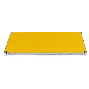 36"d Plastic Wire Shelf Liners - Dark Yellow