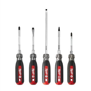 5-Piece Cushion Grip Screwdriver Set