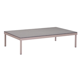 Glass Beach Coffee Table Taupe & Granite