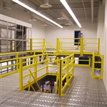 3 Railing Mezzanine Safety Unit 2 Line Posts