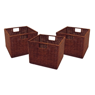 Leo 3-Piece Wired Baskets - Small