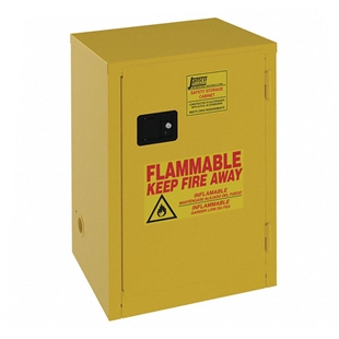 Slimline Flammable Cabinets - Manual Close Single Door