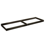 18"d Extra Black Double Rivet Shelf Levels