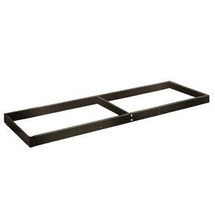 36"d Extra Black Double Rivet Shelf Levels