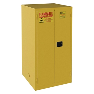 34"d Flammable Cabinets - Manual Close Double Door